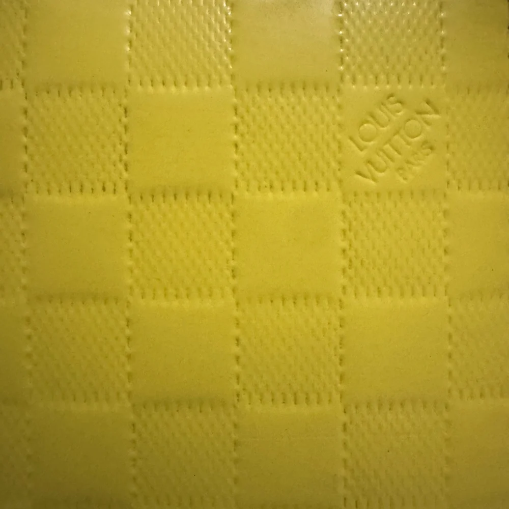 Louis Vuitton 2013 Damier Infini Zippy Wallet (RARE) Yellow with LV Dustbag